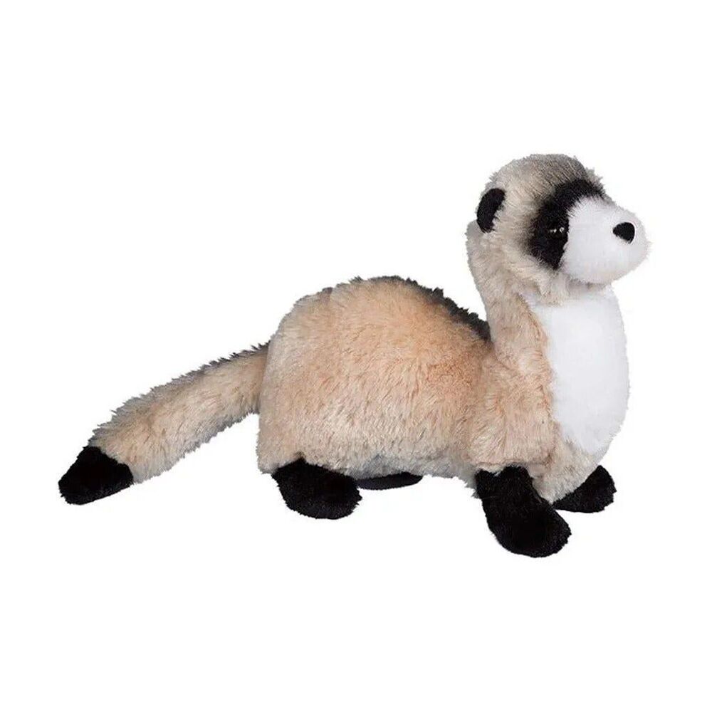 DAPPER FERRET 9" long stuffed animal Douglas Cuddle plush stuffed toy weasel